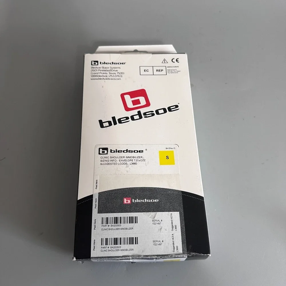 Bledsoe Clinic Shoulder Immobilizer Small SA200503 L3660 Brace Support